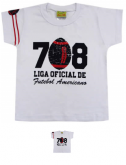 Camiseta Infantil de Menino Manga Curta Branca - Jaca-Lelé